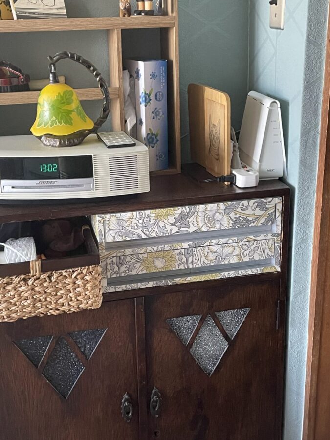 リメイクした後のプラスチックケース