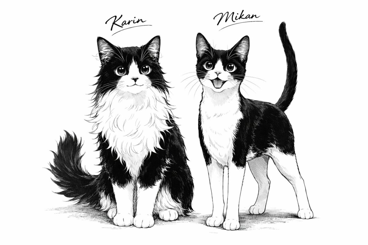 うちのハチワレさん9