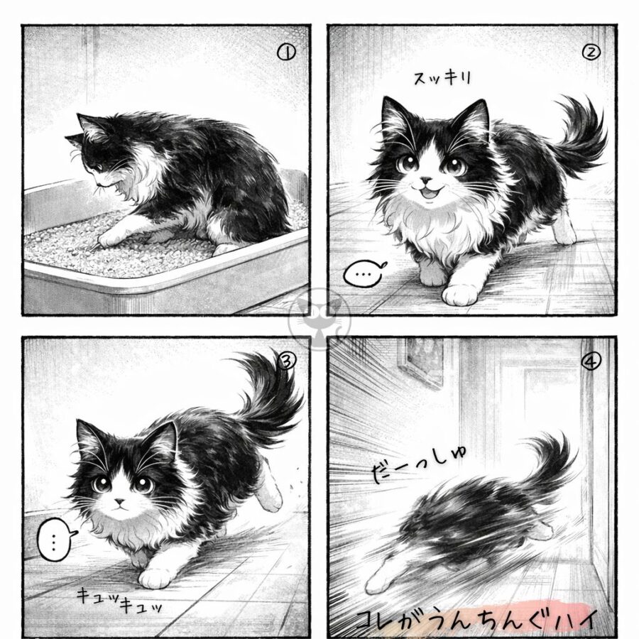 うちのハチワレさんー８