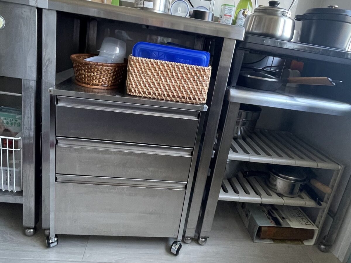 ステンレス引き出し