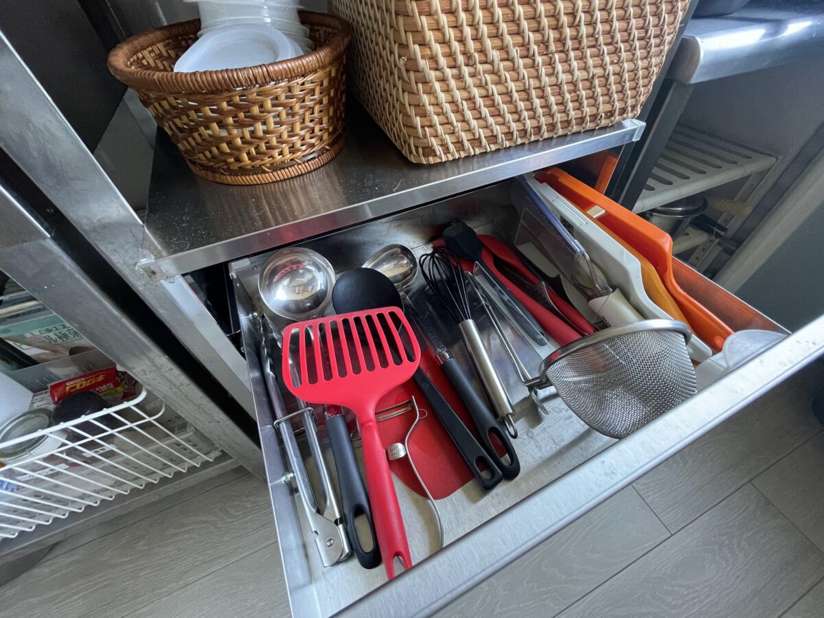 ステンレス引き出し